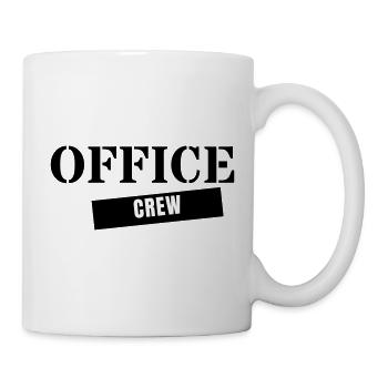 Office Crew - Büro Kollegen Team Betriebsfeier - Tasse - Weiß - Rechts