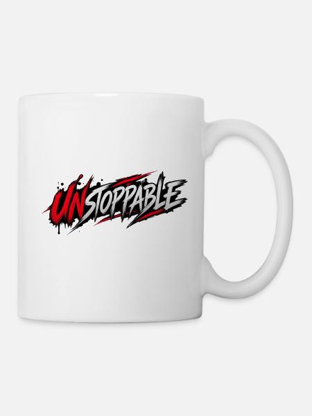 Unaufhaltsamer kühner Pinsel - Tasse - Weiß