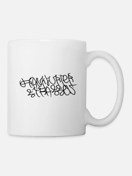 Frankfurter Strassen Souvenir - Tasse - Weiß