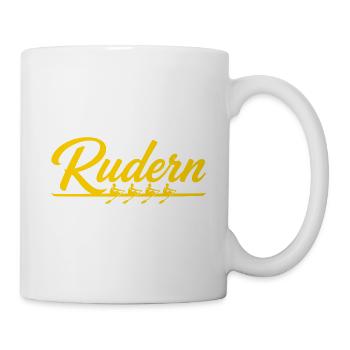 Rudern - Rennvierer - Ruderer - Ruderin - Regatta - Tasse - Weiß - Rechts