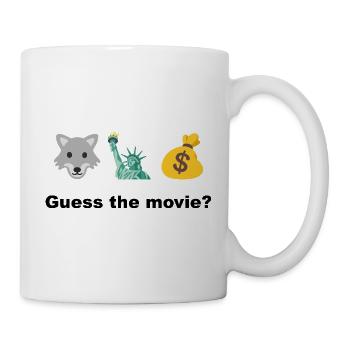 Wolf Freedom and Profit – rate mal, was ist der Film? - Tasse - Weiß - Rechts