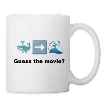 Whale and Dare Sea Adventure Rate mal, welcher Film? - Tasse - Weiß - Rechts