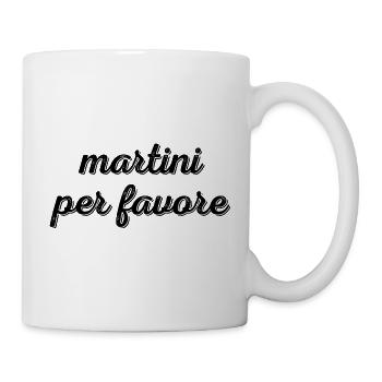 Martini per favore - Tasse - Weiß - Rechts
