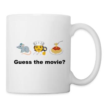 Chef Mouse mit Spaghetti - Tasse - Weiß - Rechts