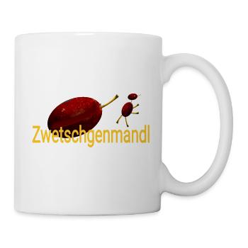 Zwetschgenmandl frucht bayerisch Obstliebhaber  - Tasse - Weiß - Rechts