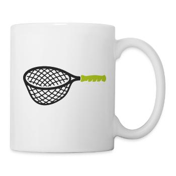 Angelkescher Netz Grafik - Tasse - Weiß - Rechts