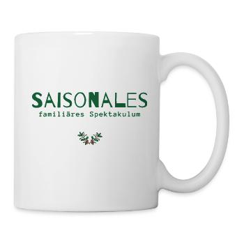 Saisonales Familiäres Spektakulum – Weihnachten - Tasse - Weiß - Rechts