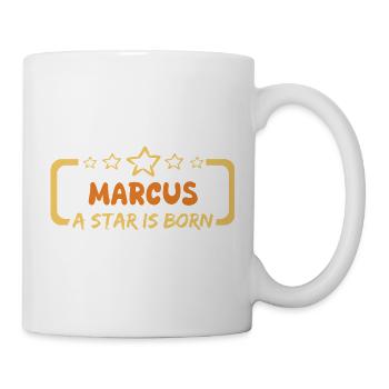 Spruch Marcus - Tasse - Weiß - Rechts