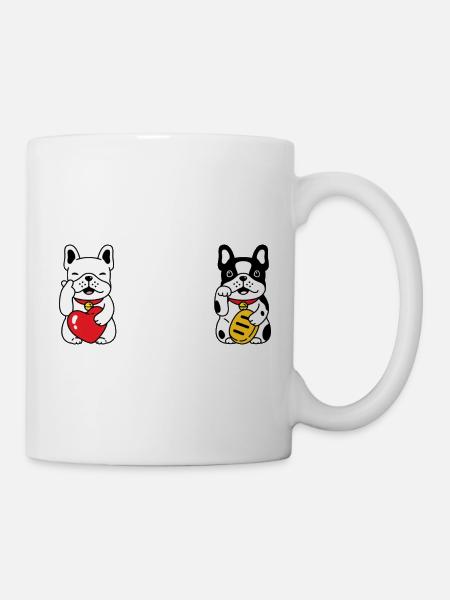 Lucky Dog - Tasse - Weiß