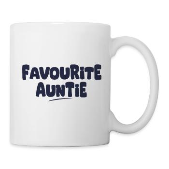 Lieblingsgeschenk der Tante - Tasse - Weiß - Rechts