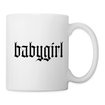 babygirl / gothik stil (schwarz) - Tasse - Weiß - Rechts