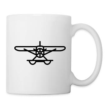 Wasserflugzeug - Tasse - Weiß - Rechts
