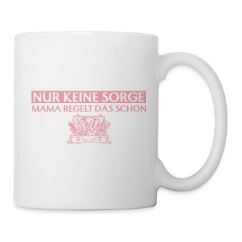 Handwerkerin Mama regelt das schon Heimwerkerin - Tasse - Weiß - Rechts