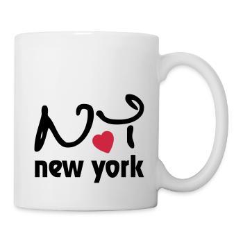 I Love New York - Tasse - Weiß - Rechts