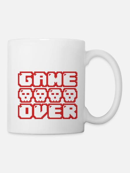 game over - Tasse - Weiß