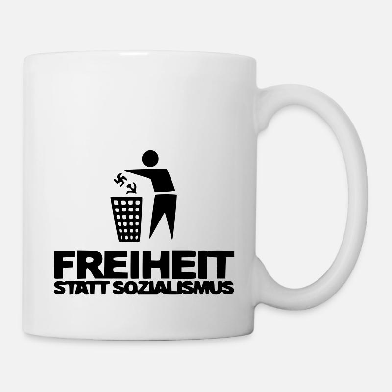 Freiheit statt Sozialismus - Tasse - Weiß