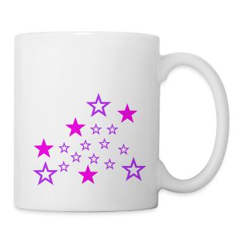 etoiles - Mug blanc - blanc - Droite