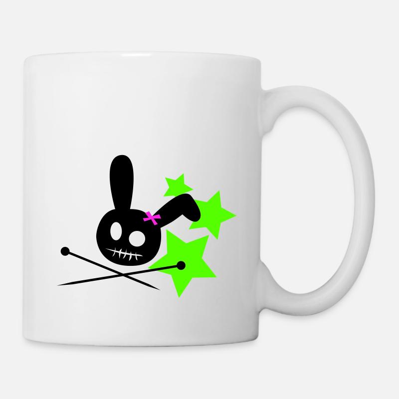 Voodoo Bunny Stars - Mug - white