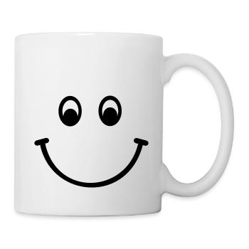 Smiley - Tasse - Weiß - Rechts