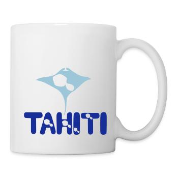 Tahiti manta - Mug - white - Right