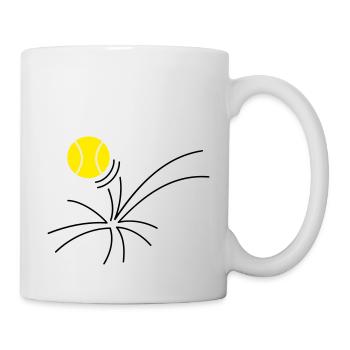 tennis as (3c) - Tasse - Weiß - Rechts