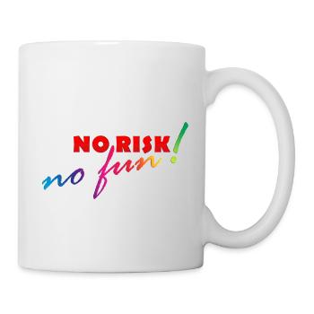 AUCUN RISQUE - NO FUN - Mug blanc - blanc - Droite