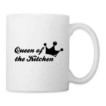 queen of the kitchen - Tasse - Weiß - Rechts