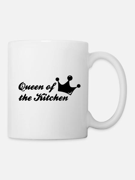queen of the kitchen - Mug - white