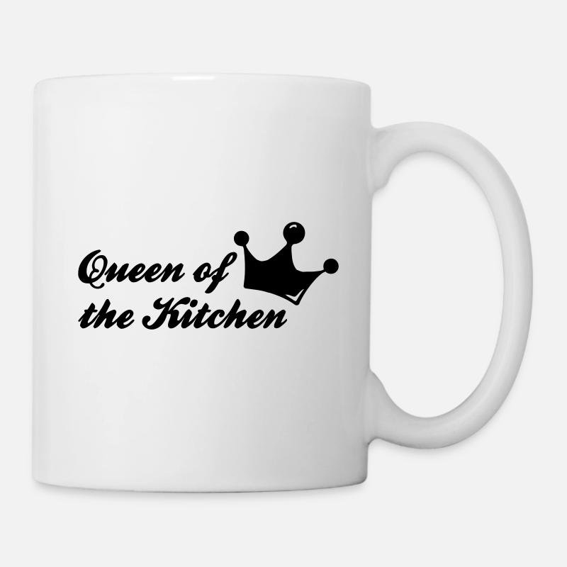 queen of the kitchen - Mug blanc - blanc