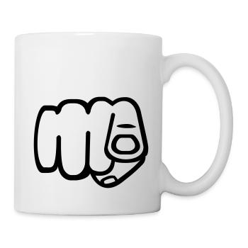 Toi - doigt - Mug blanc - blanc - Droite
