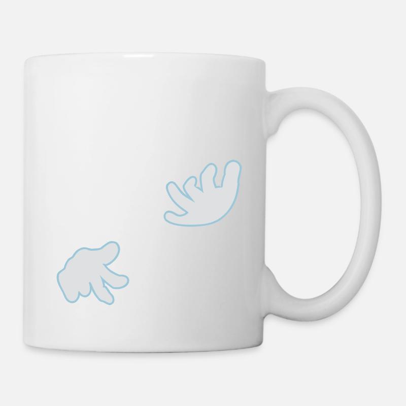 Luftgitarre / air guitar (2c) - Tasse - Weiß