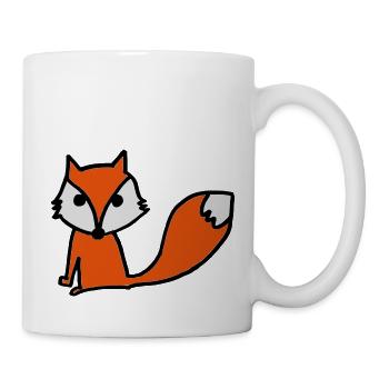 fox - Mug blanc - blanc - Droite