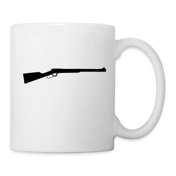 lever action rifle - Mug blanc - blanc - Droite