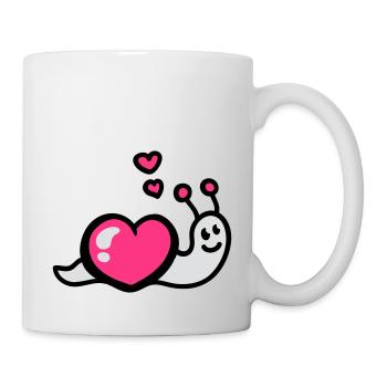 Ver du cœur 3 - Mug blanc - blanc - Droite