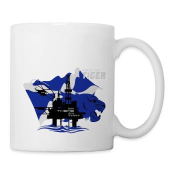 Oil Rig Oil Field North Sea Tiger Aberdeen - Mug - white - Right