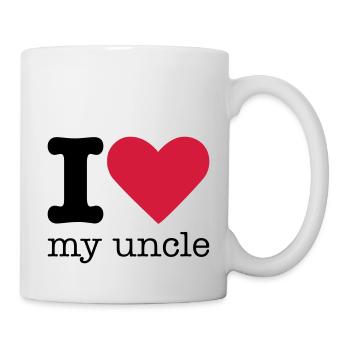 I Love My Uncle - Tasse - Weiß - Rechts