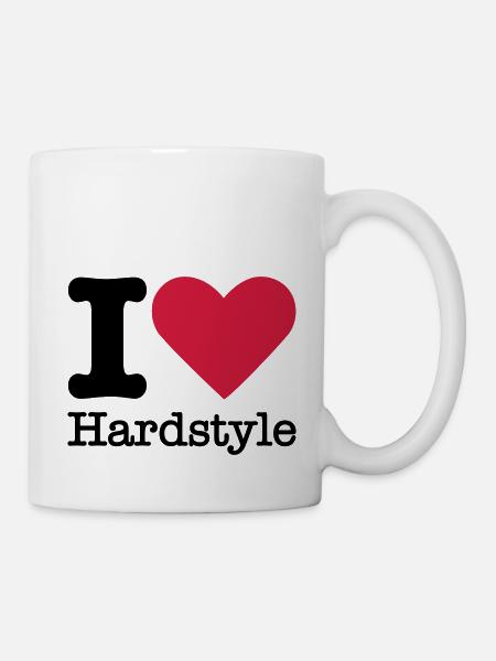 I Love Hardstyle - Mug - white