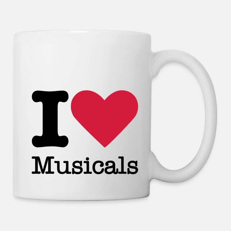 I Love Musicals - Mug - white