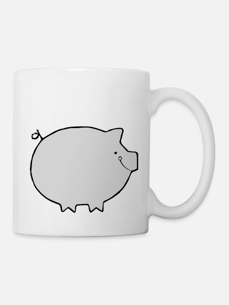pig - Muki - valkoinen
