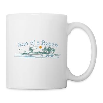 Sun of a beach - Mug blanc - blanc - Droite