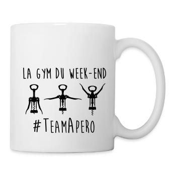 gym week end - Mug blanc - blanc - Droite