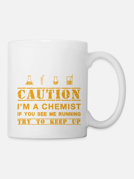 Warnung: Chemiker - Tasse - Weiß