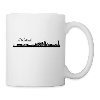 Osnabrücker Skyline - Tasse - Weiß - Rechts
