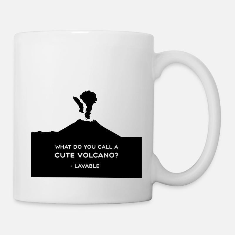 Amour de volcan - Mug blanc - blanc