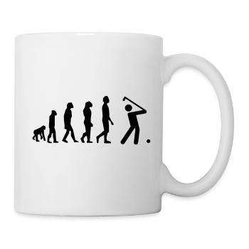 golf evolution - Tasse - Weiß - Rechts