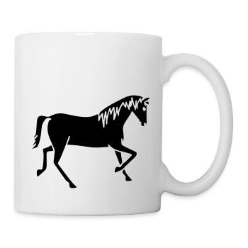 horse - Tasse - Weiß - Rechts