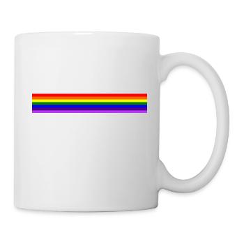 Band rainbow / rainbow band - Mug - white - Right