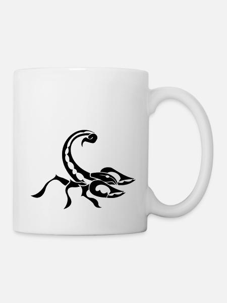 scorpion - Mug - white
