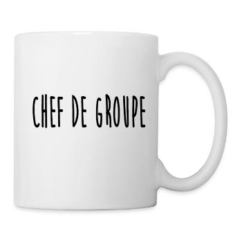Chef de groupe - Mug blanc - blanc - Droite