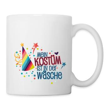 Mein Kostüm Wäsche - Tasse - Weiß - Rechts